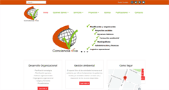 Desktop Screenshot of concienciaviva.org